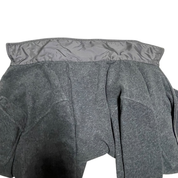 Women's Vintage Gap Double Pocket Full Zip Fleece Shirt Jacket Gray Size Large - Picture 5 of 12